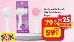 ONTİME ÇİFT TARAFLI YÜZ TEMİZLEME FIRÇASI ONTİME ÇİFT TARAFLI YÜZ TEMİZLEME FIRÇASI